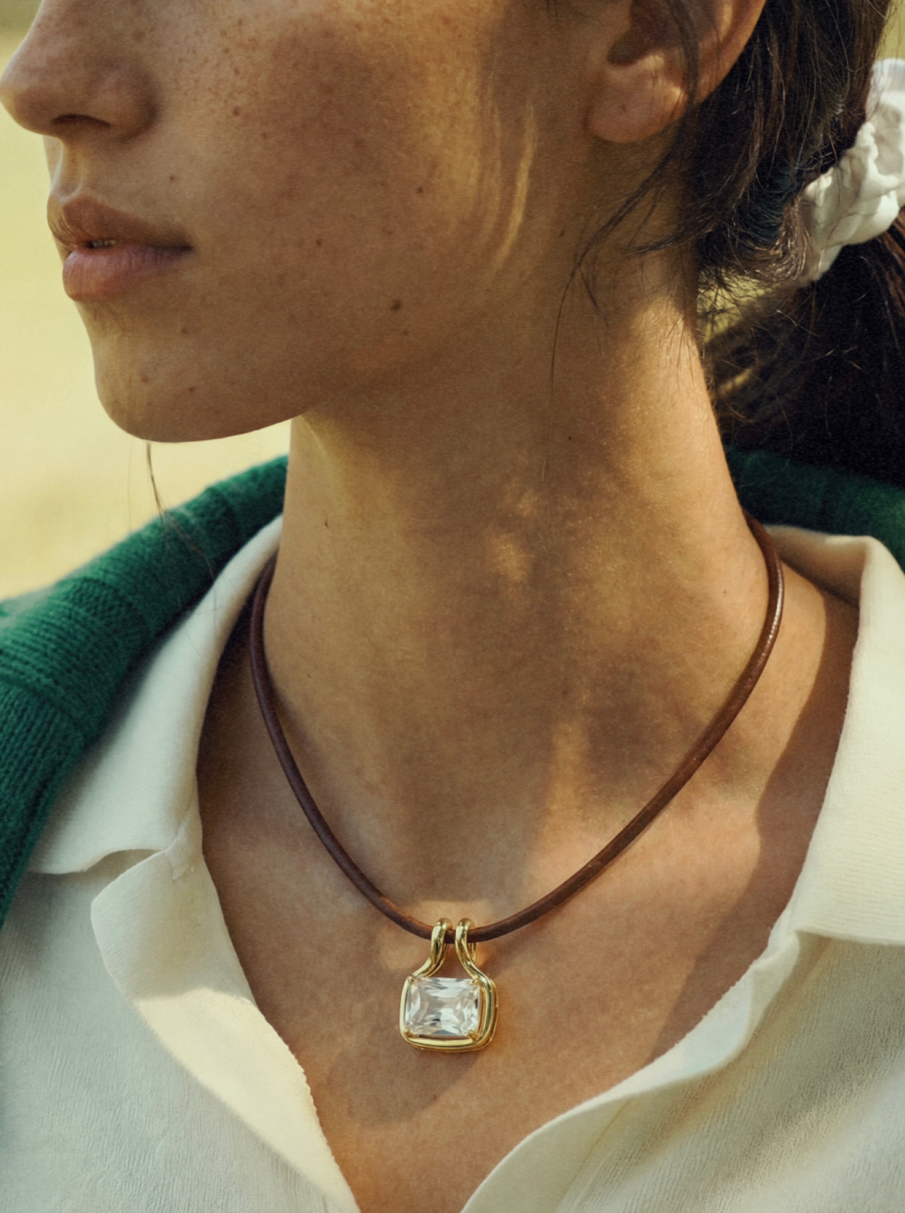 THE NAIA GEM PENDANT NECKLACE