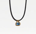 THE NAIA AQUA GEM PENDANT NECKLACE